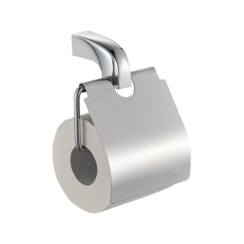 OJ-L20510J Držák toaletního papíru s krytem pro držák role v koupelně Nástěnné příslušenství do koupelny ze zinkové slitiny